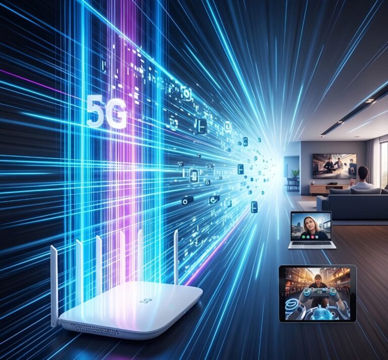What is the typical speed of 5G home internet?