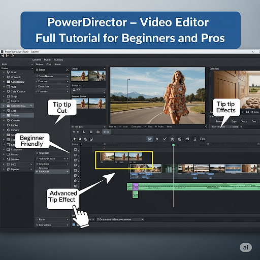 PowerDirector Video Editor Best Apk 2025